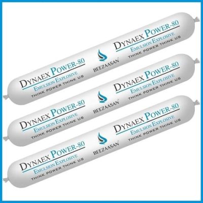 Emulsion explosive for mining and blasting applications. High energy, water-resistant, and safe for efficient rock fragmentation and excavation.